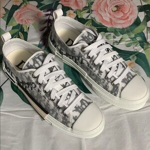Dior Gray and White Sneakers
